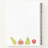 Livre de cueillette de recettes vierges à écrire (Dos)