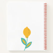 Livre de cueillette de recettes vierges à écrire (Dos)