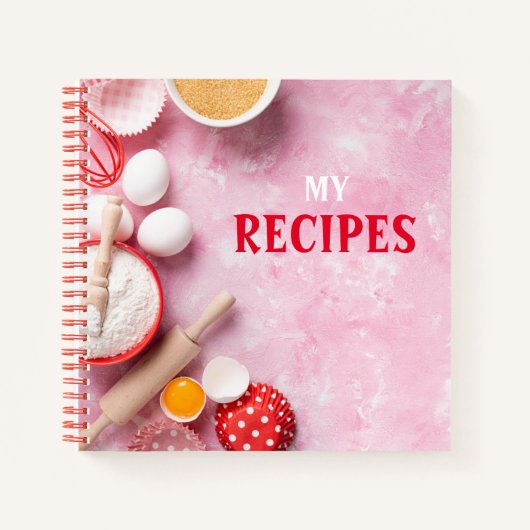 Livre de cueillette de recettes vierges à écrire (Devant)