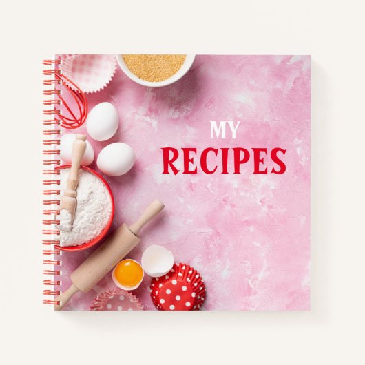 Livre de cueillette de recettes vierges à écrire (Devant)