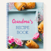 Livre de cueillette de recettes vierges personnali (Devant)