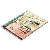 Livre de cuisine de campagne vintage (Côté gauche)