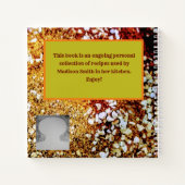 Livre de cuisine personnalisé (Dos)