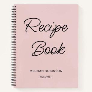 Livre de cuisine rose vif pour fille Recette perso