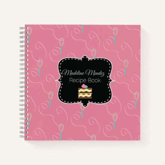 Livre de cuisson minimaliste Baker Tourbillonnant (Devant)