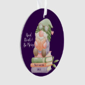 Livre de lecture personnalisé Monogramme (devant)