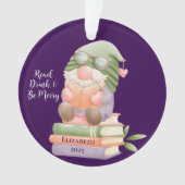 Livre de lecture personnalisé Monogramme (devant)