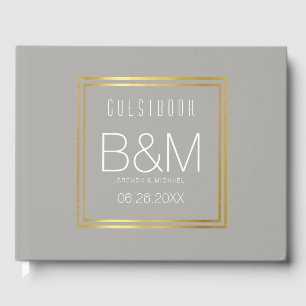 livre de mariage gris, livre d'or pour un événemen