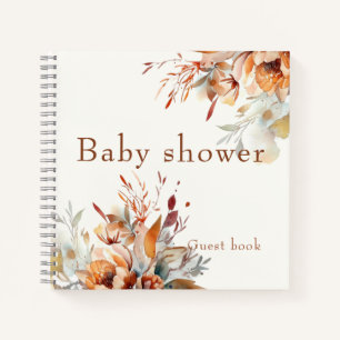 Livre de massage fleur sauvage Baby shower Waterco
