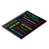 Livre de mémoire, album amusant, noir (Côté gauche)