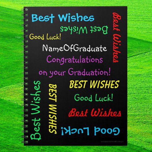 Livre de mémoire, album amusant, noir