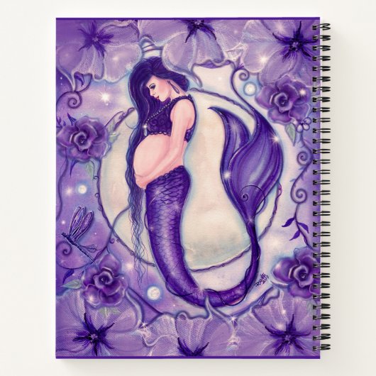 Livre de mémoire de sirène de grossesse pourpre pa (Dos)