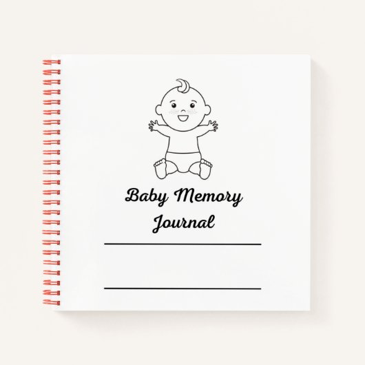 livre de mémoire pour bébé première année (Devant)