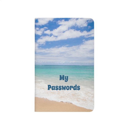 Livre de mot de passe de la scène de plage (Devant)