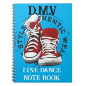 LIVRE DE NOTE DE DANSE LIGNE (Devant)