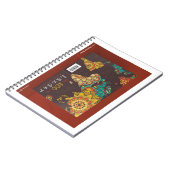 LIVRE DE NOTE SPIRALE DESIGN UNIQUE (Côté gauche)