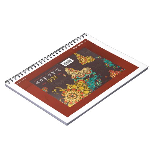 LIVRE DE NOTE SPIRALE DESIGN UNIQUE (Côté gauche)