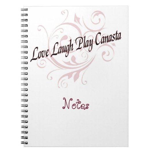 Livre de notes Canasta (Devant)