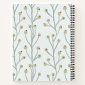 Livre de notes de baies pastel, design motif, (Dos)