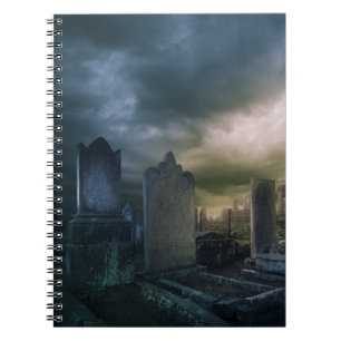 Livre de notes de cimetière gothique
