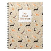 Livre de notes de Corgi mixte (Devant)