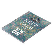 Livre de notes de devis cousu (Côté gauche)