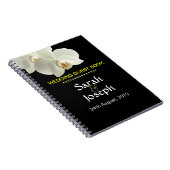 Livre de notes de l'Mariage de l'orchidée blanche (Côté Droit)