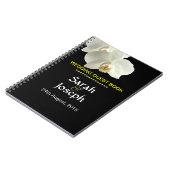 Livre de notes de l'Mariage de l'orchidée blanche (Côté gauche)