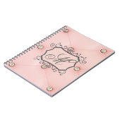 Livre de notes de losange à bille rose vif (Côté gauche)