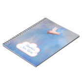 Livre de notes personnalisable Flying Pig (Côté gauche)