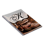 Livre de notes personnalisé Bottes de cowboy de gr (Côté Droit)