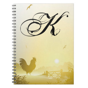 Livre de notes personnalisé Sunny Morning Farm Pay