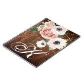 Livre de notes personnalisées Géométrique Garden R (Côté gauche)