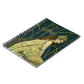 Livre de notes sur la nymphe décorative (Côté gauche)