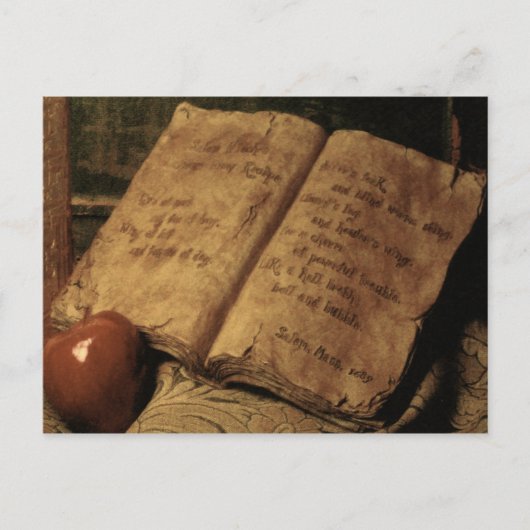 Livre de Potions d'Halloween ~ Carte postale (Devant)