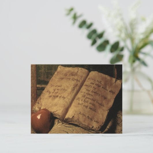 Livre de Potions d'Halloween ~ Carte postale (Debout devant)