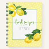 Livre de recettes, aquarelle au citron de pays, po (Devant)