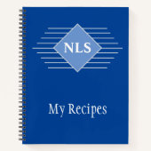 Livre de recettes avec les initiales du propriétai (Devant)