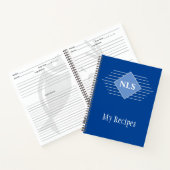 Livre de recettes avec les initiales du propriétai (Intérieur)