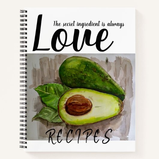 Livre de recettes Avocado Art Design (Devant)