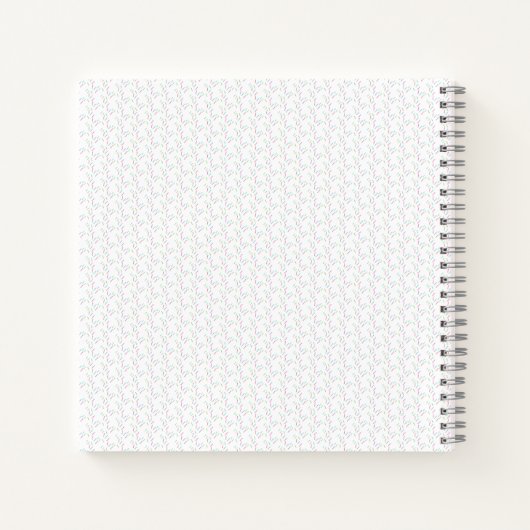 Livre de recettes Baker Donut Spiral Notebook pour (Dos)