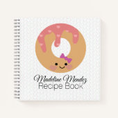 Livre de recettes Baker Donut Spiral Notebook pour (Devant)