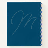 Livre de recettes bleu (Dos)