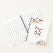 livre de recettes boho pampas herbe terre cuite li (Intérieur)