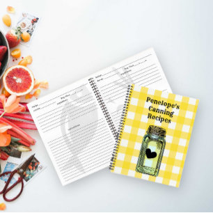 Livre de recettes Canning En vichy jaune et votre