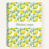 Livre de recettes citrons (Devant)