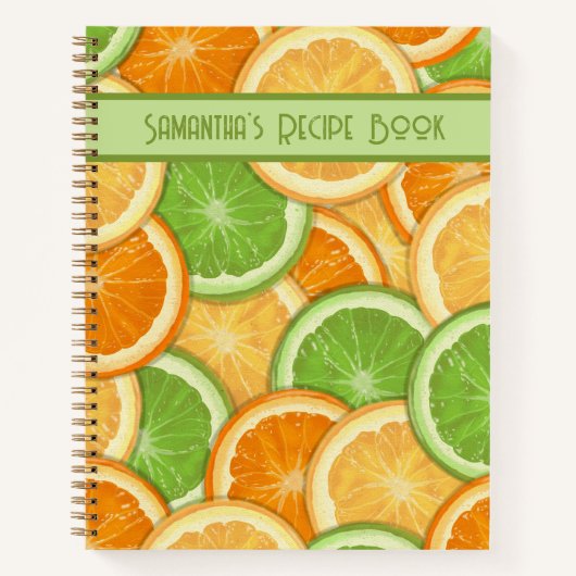 Livre de recettes Citrus de citron vert orange (Devant)
