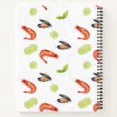 Livre de recettes crevettes Scampi (Dos)