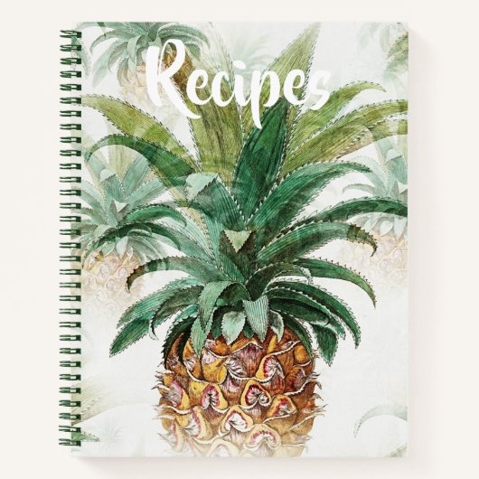 Livre de recettes d'ananas tropical (Devant)