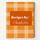 Livre de recettes d'automne personnalisé pour enfa (Dos)